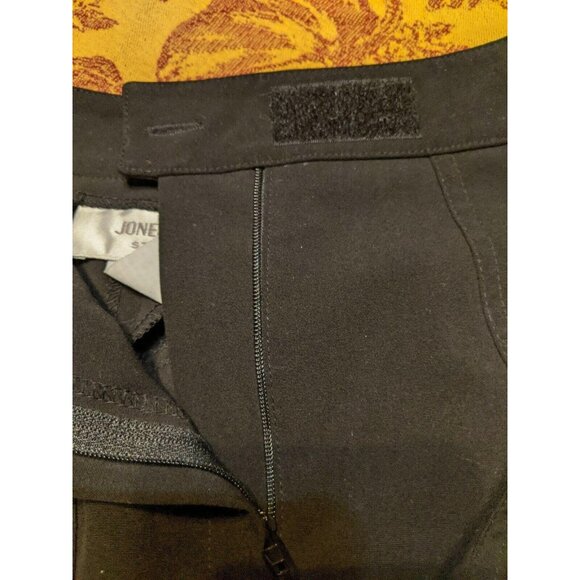 Jones & Co Stretch Black Straight Skirt Size 4 Pockets Womens - Picture 4 of 9